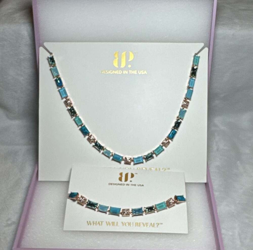 BP  Santa Fe Dreams Jewel Candy Necklace and Bracelet on Rose Gold